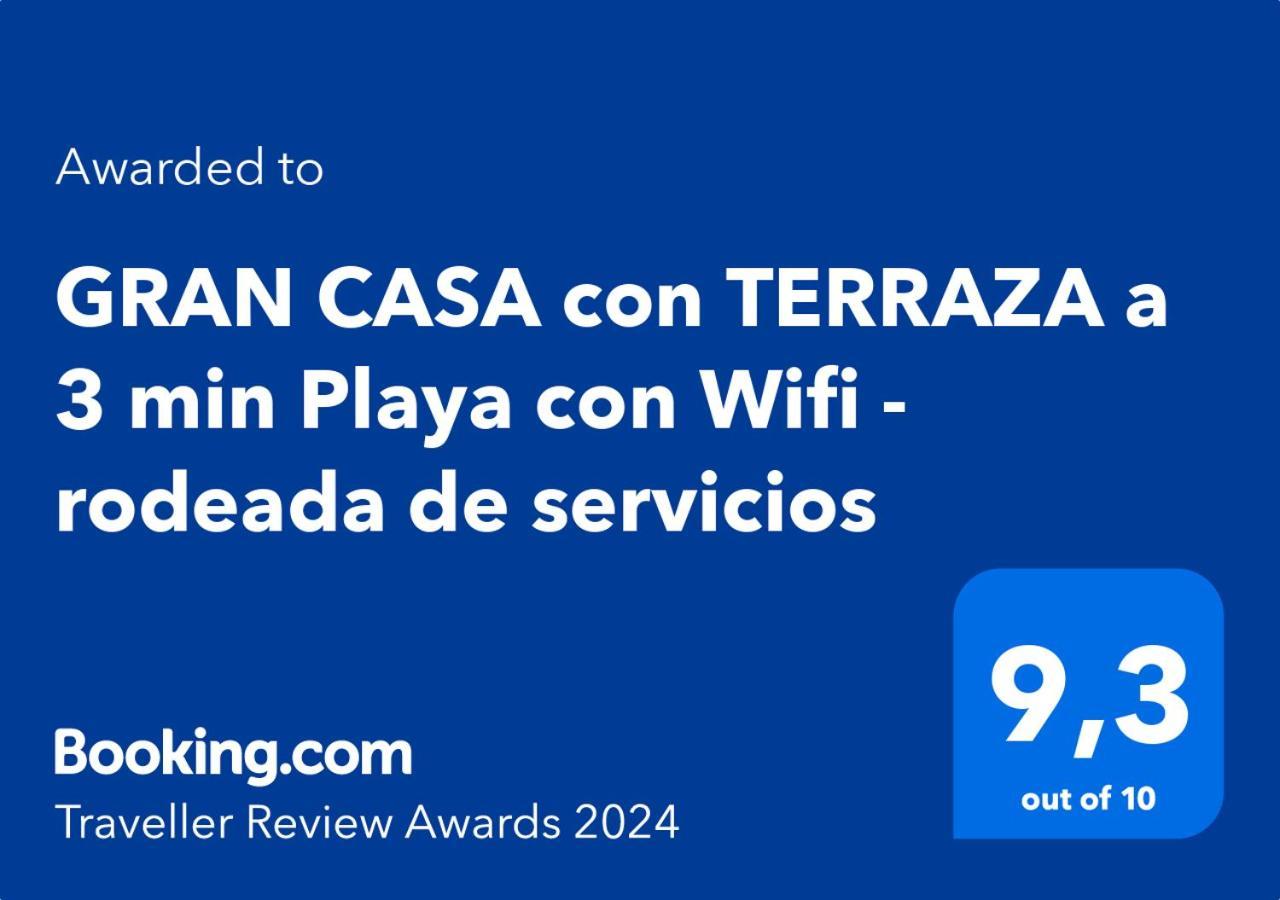 GRAN CASA con TERRAZA a 3 min Playa con Wifi - rodeada de servicios Roquetas de Mar Exterior foto